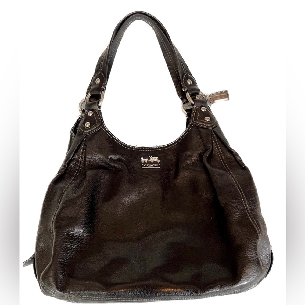 COACH Black Leather Purse Bag